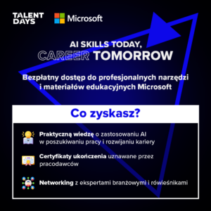 Read more about the article Rozwijaj kompetencje AI i zapewnij sobie przewagęna rynku pracy!